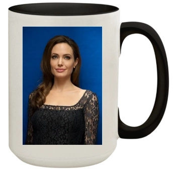 Angelina Jolie 15oz Colored Inner & Handle Mug