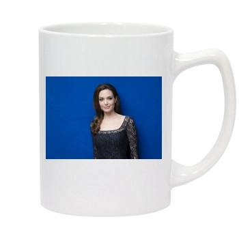 Angelina Jolie 14oz White Statesman Mug