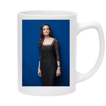 Angelina Jolie 14oz White Statesman Mug