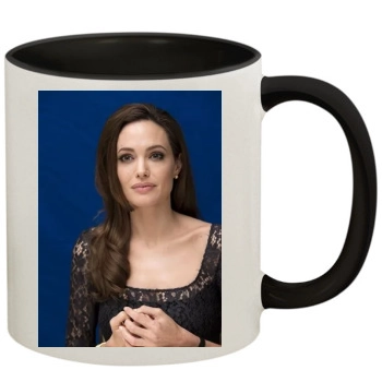 Angelina Jolie 11oz Colored Inner & Handle Mug