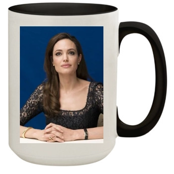 Angelina Jolie 15oz Colored Inner & Handle Mug