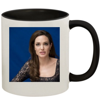 Angelina Jolie 11oz Colored Inner & Handle Mug