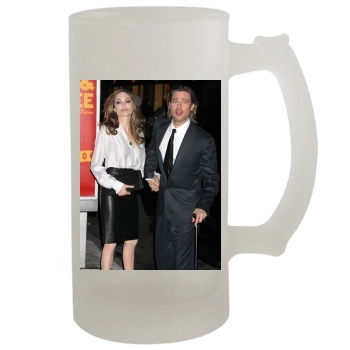 Angelina Jolie 16oz Frosted Beer Stein