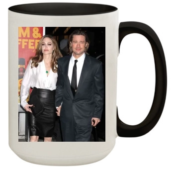 Angelina Jolie 15oz Colored Inner & Handle Mug