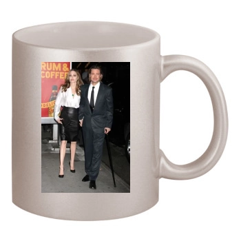 Angelina Jolie 11oz Metallic Silver Mug