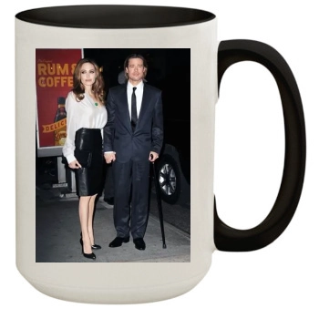 Angelina Jolie 15oz Colored Inner & Handle Mug