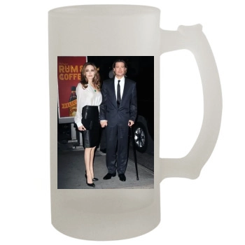 Angelina Jolie 16oz Frosted Beer Stein