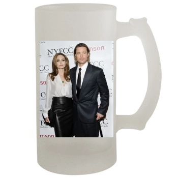 Angelina Jolie 16oz Frosted Beer Stein