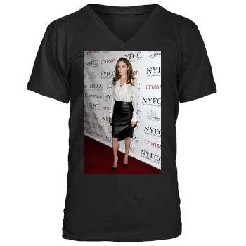 Angelina Jolie Men's V-Neck T-Shirt