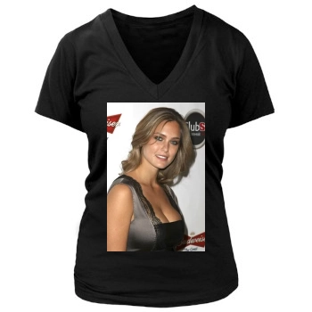 Bar Refaeli Women's Deep V-Neck TShirt