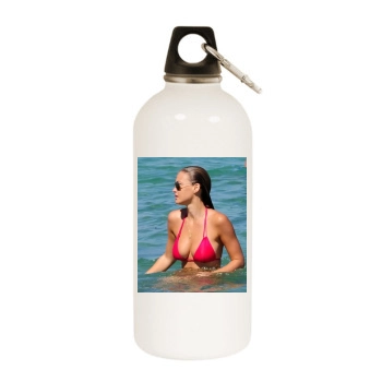 Bar Refaeli White Water Bottle With Carabiner