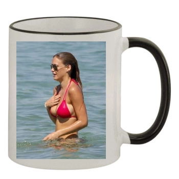 Bar Refaeli 11oz Colored Rim & Handle Mug