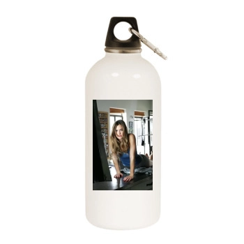 Bar Refaeli White Water Bottle With Carabiner