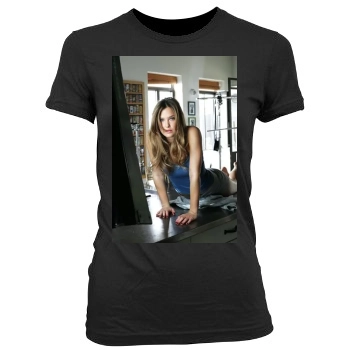 Bar Refaeli Women's Junior Cut Crewneck T-Shirt