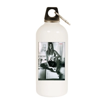 Bar Refaeli White Water Bottle With Carabiner