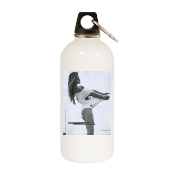 Bar Refaeli White Water Bottle With Carabiner