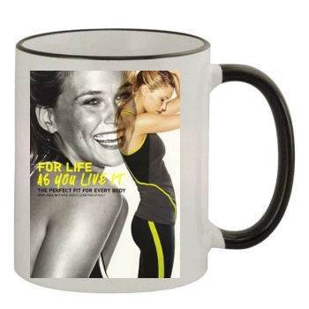 Bar Refaeli 11oz Colored Rim & Handle Mug