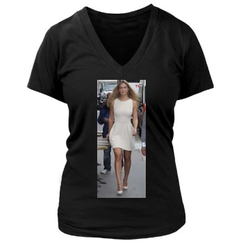 Bar Refaeli Women's Deep V-Neck TShirt