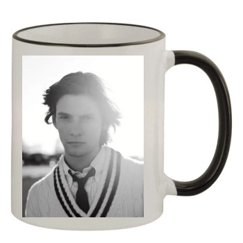 Ben Barnes 11oz Colored Rim & Handle Mug