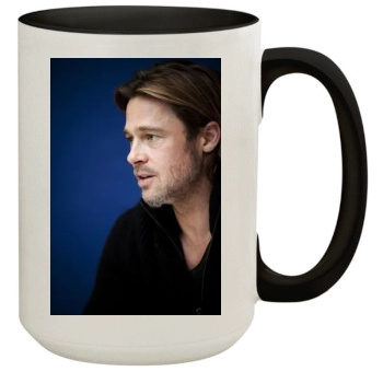 Brad Pitt 15oz Colored Inner & Handle Mug