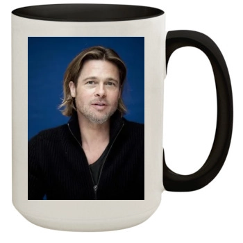 Brad Pitt 15oz Colored Inner & Handle Mug