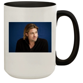 Brad Pitt 15oz Colored Inner & Handle Mug