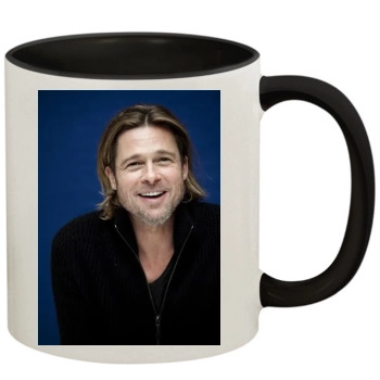 Brad Pitt 11oz Colored Inner & Handle Mug