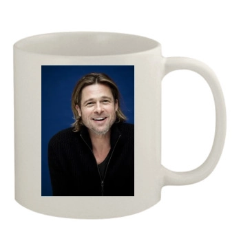 Brad Pitt 11oz White Mug