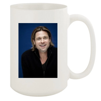 Brad Pitt 15oz White Mug