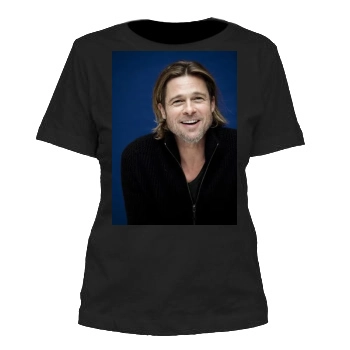 Brad Pitt Women's Cut T-Shirt