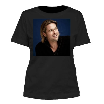 Brad Pitt Women's Cut T-Shirt