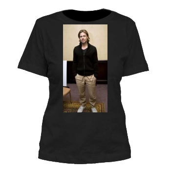 Brad Pitt Women's Cut T-Shirt