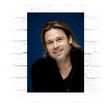 Brad Pitt Metal Wall Art