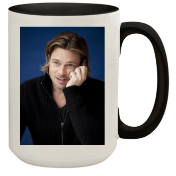 Brad Pitt 15oz Colored Inner & Handle Mug