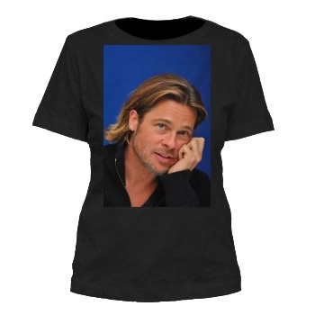 Brad Pitt Women's Cut T-Shirt