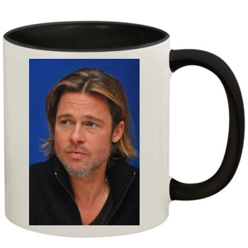 Brad Pitt 11oz Colored Inner & Handle Mug