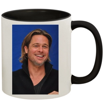 Brad Pitt 11oz Colored Inner & Handle Mug