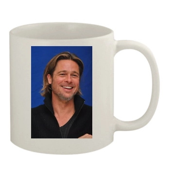 Brad Pitt 11oz White Mug