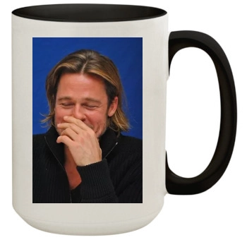 Brad Pitt 15oz Colored Inner & Handle Mug