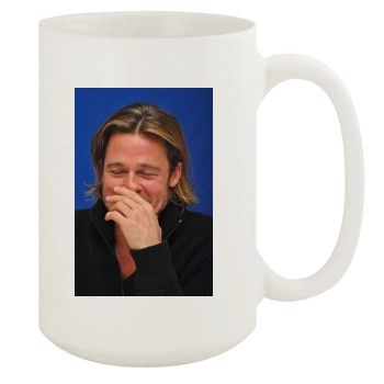 Brad Pitt 15oz White Mug