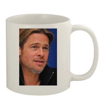 Brad Pitt 11oz White Mug