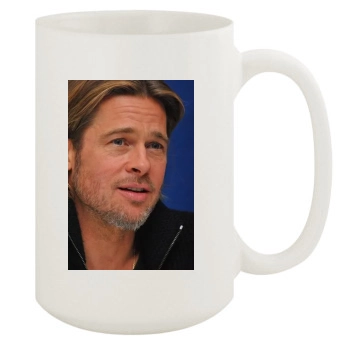 Brad Pitt 15oz White Mug