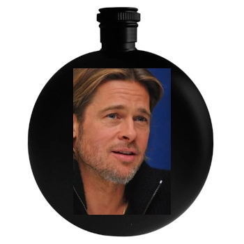 Brad Pitt Round Flask