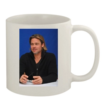 Brad Pitt 11oz White Mug