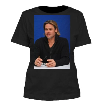 Brad Pitt Women's Cut T-Shirt