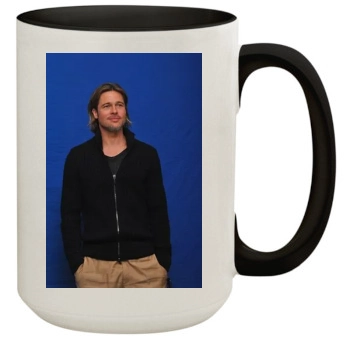 Brad Pitt 15oz Colored Inner & Handle Mug