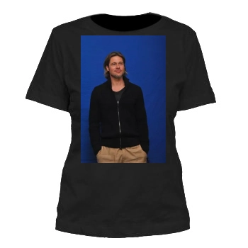 Brad Pitt Women's Cut T-Shirt