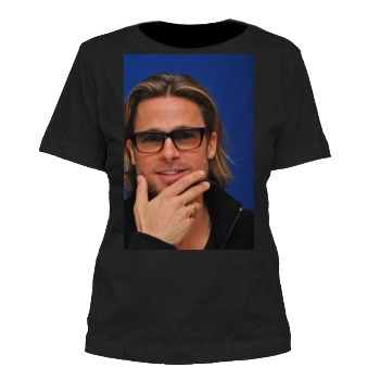 Brad Pitt Women's Cut T-Shirt