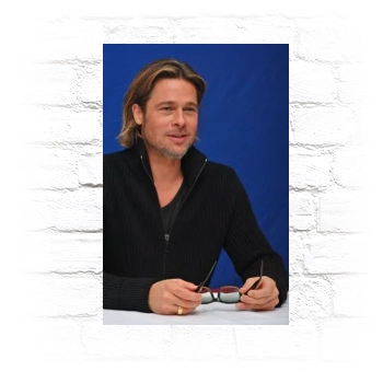 Brad Pitt Metal Wall Art