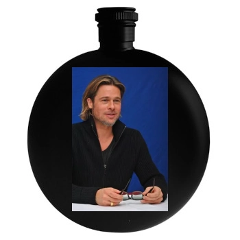 Brad Pitt Round Flask